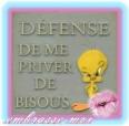 je ve dé bisous lol